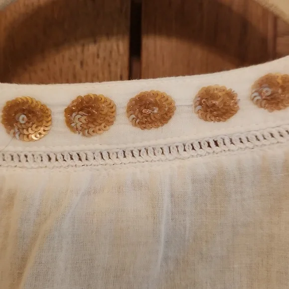 🎉Sundance Moroccan Dreams Beachy Tunic Top Size M - Picture 8 of 9